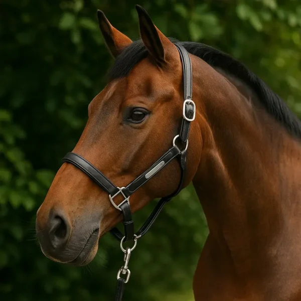 Кожаный недоуздок Galant PREMIUM