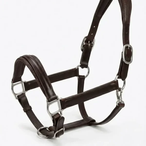 Кожаный анатомический недоуздок Runo