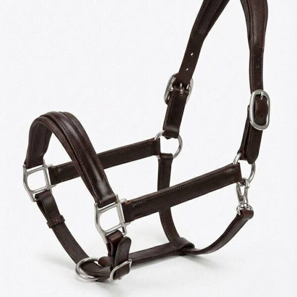 Кожаный анатомический недоуздок Runo