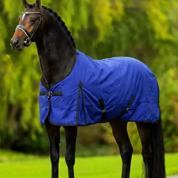 Попона стоковая синяя