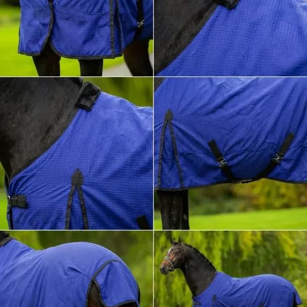 Попона стоковая синяя