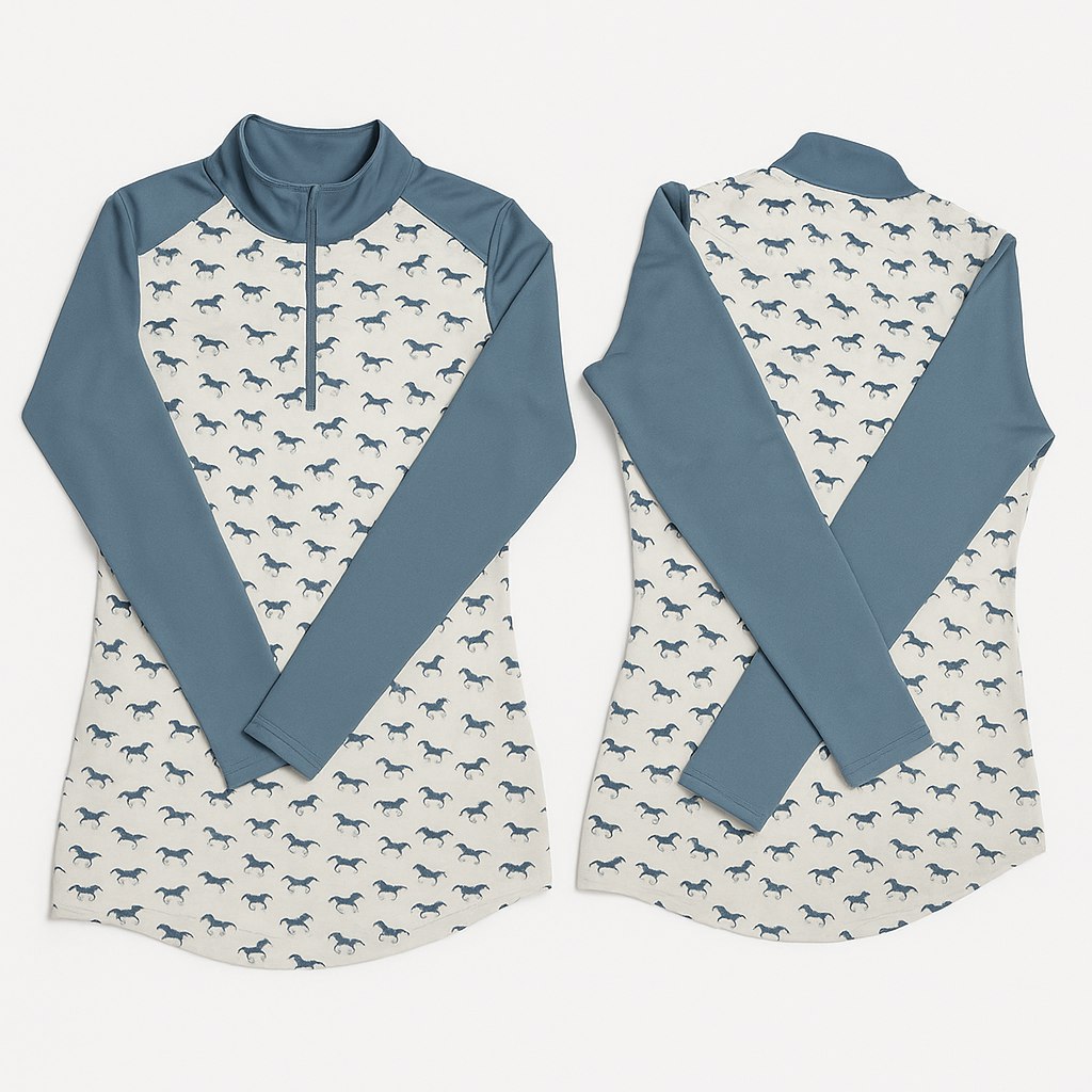 !Детский лонгслив для верховой езды Adoni