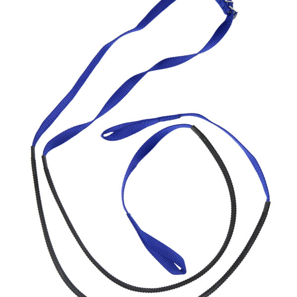 Нейлоновая уздечка с резиновым поводом HorsePlanet