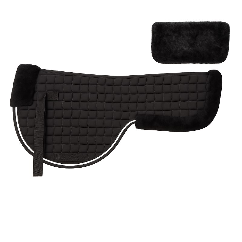 Амортизатор с искусственным белым мехом ONE