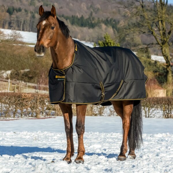 Попона стоковая черная