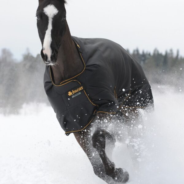 Попона стоковая черная