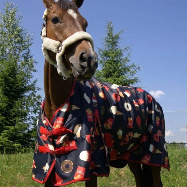 Дождевая попона Пончики 50 г HorsePlanet